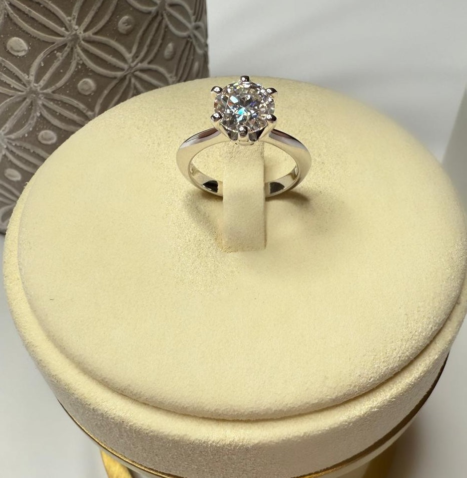 Round Cut solitaire