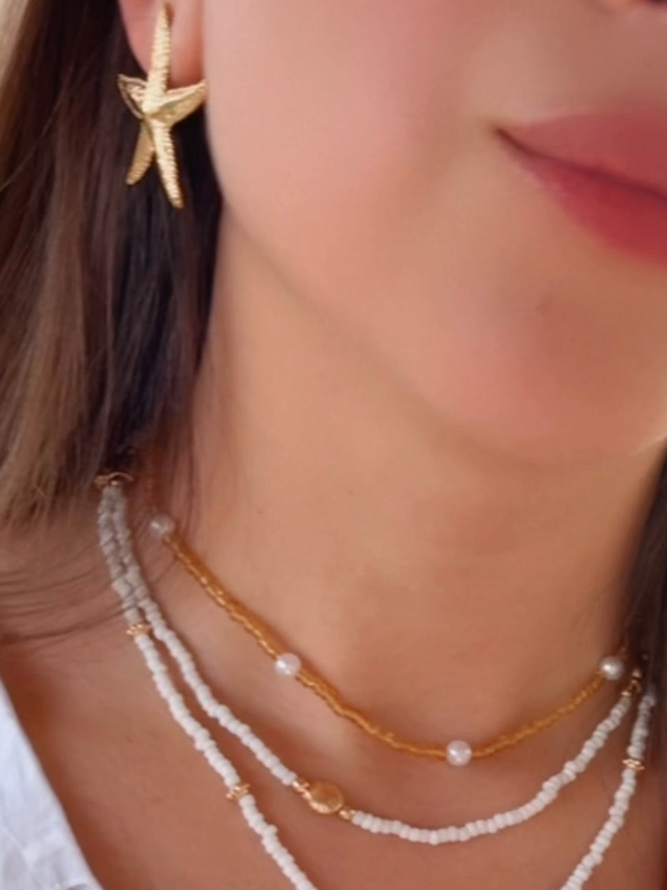 Starfish earrings
