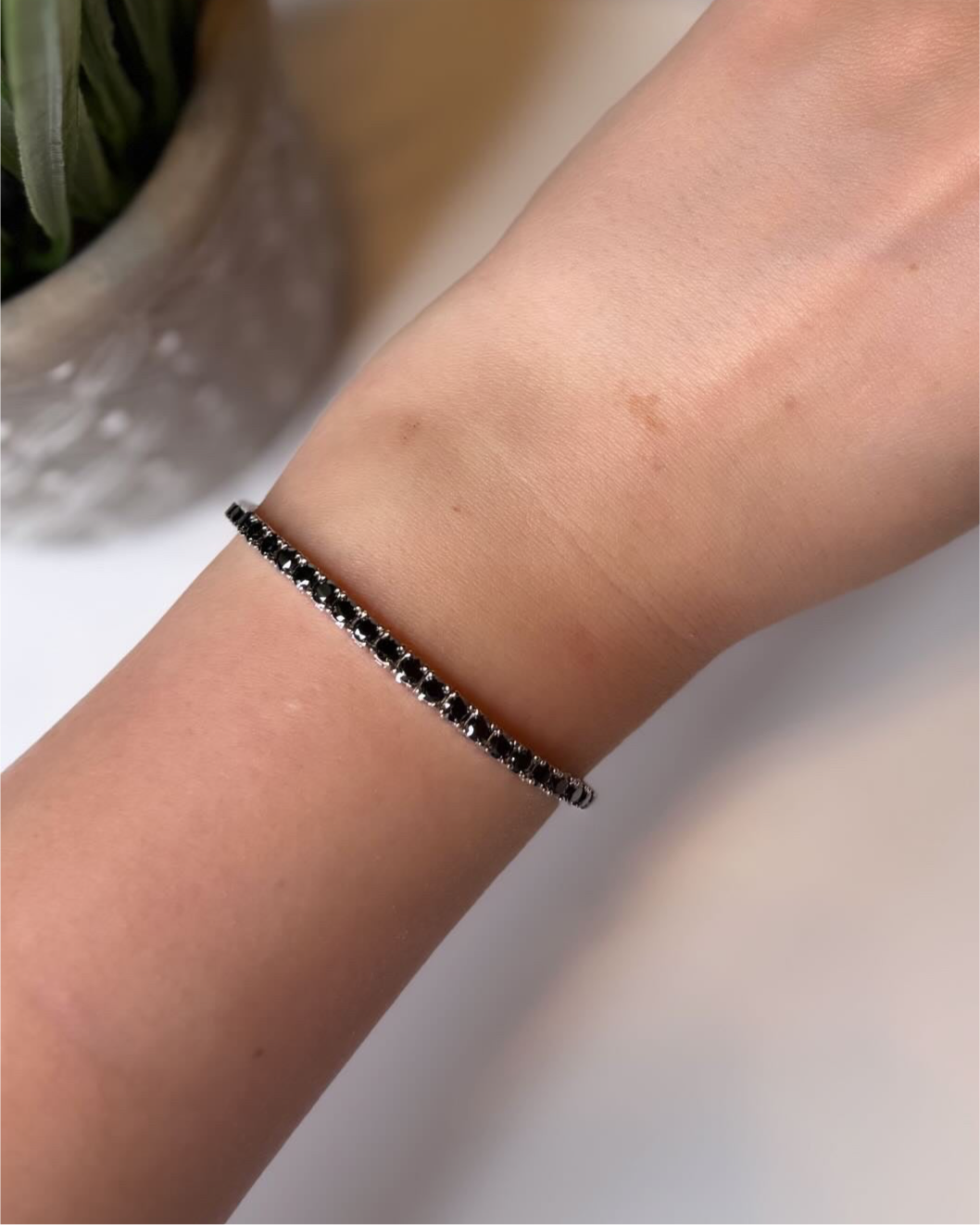 Black Tennis bracelet