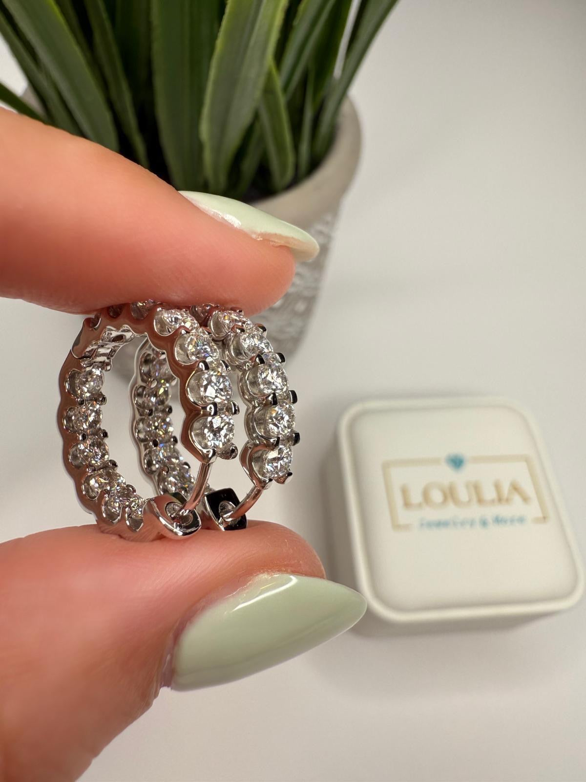 Hoop earrings