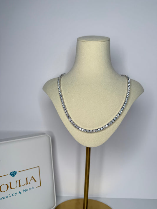 4mm tennis necklace