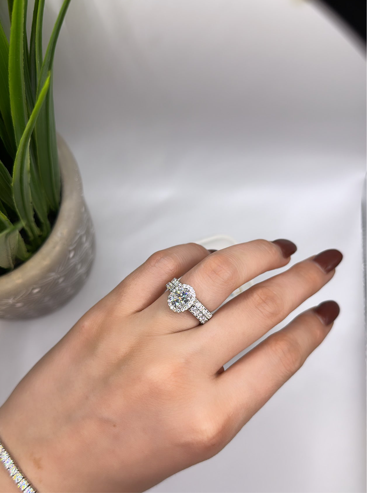 Solitaire oval Cut set