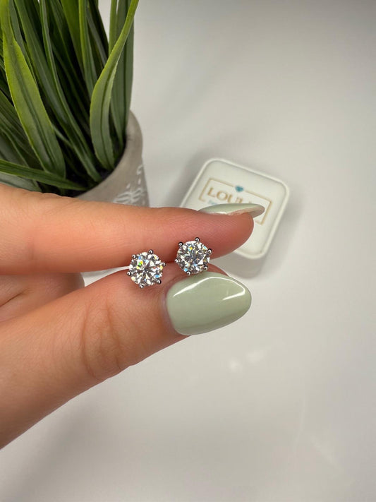 2ct Stud earrings