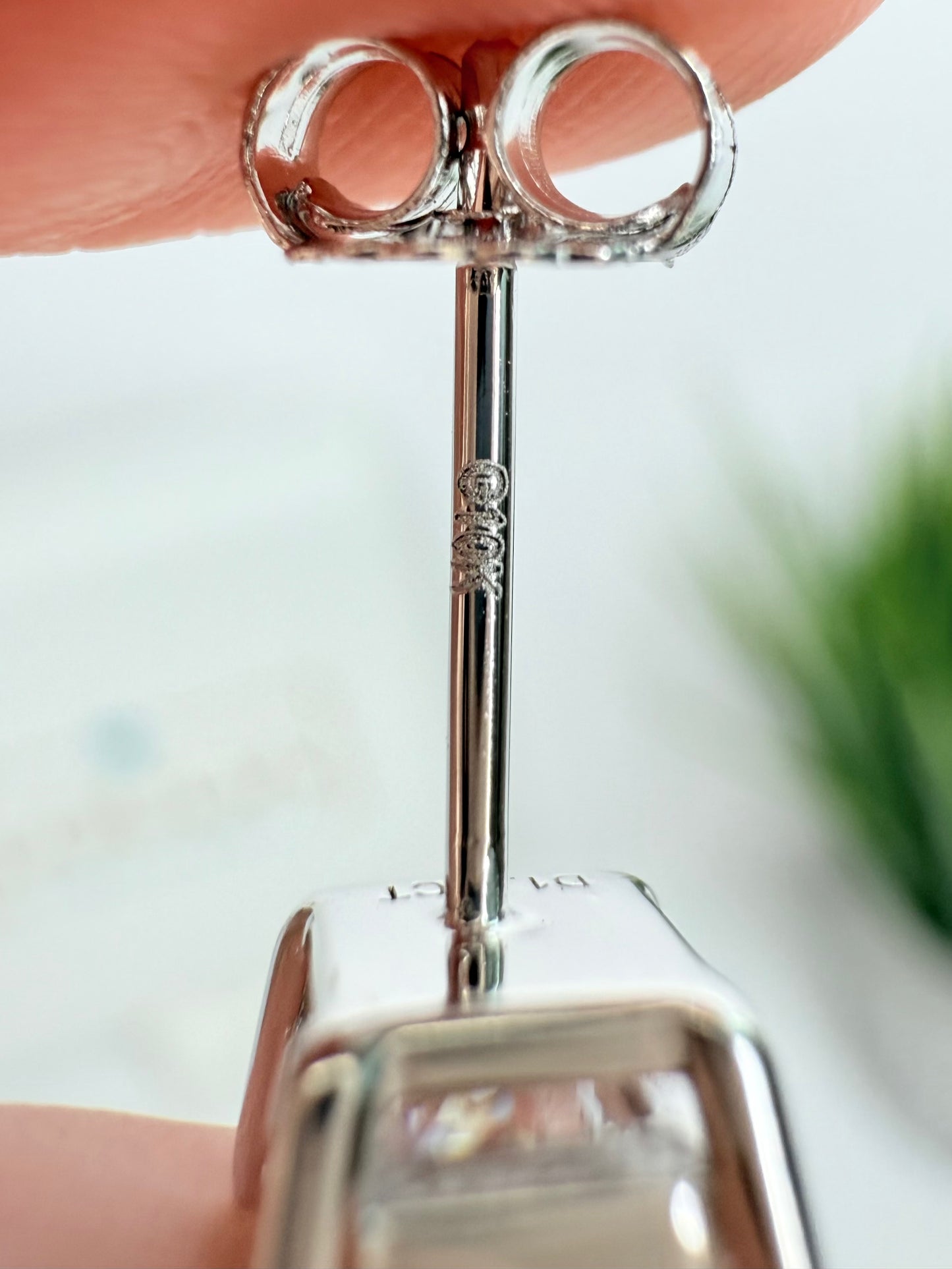 2ct princess cut Earrings