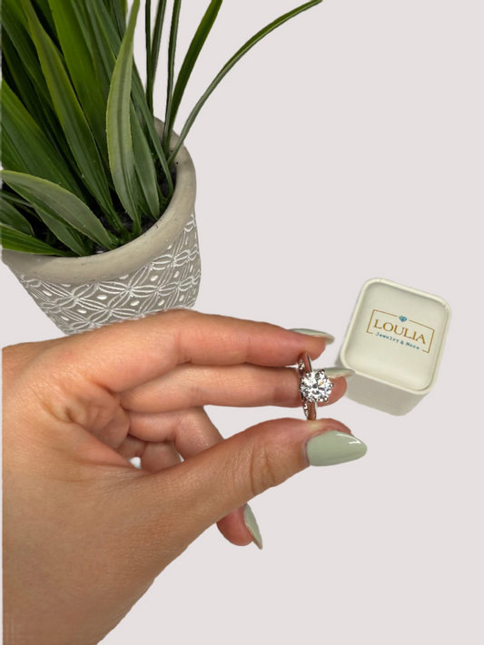 Round Cut solitaire