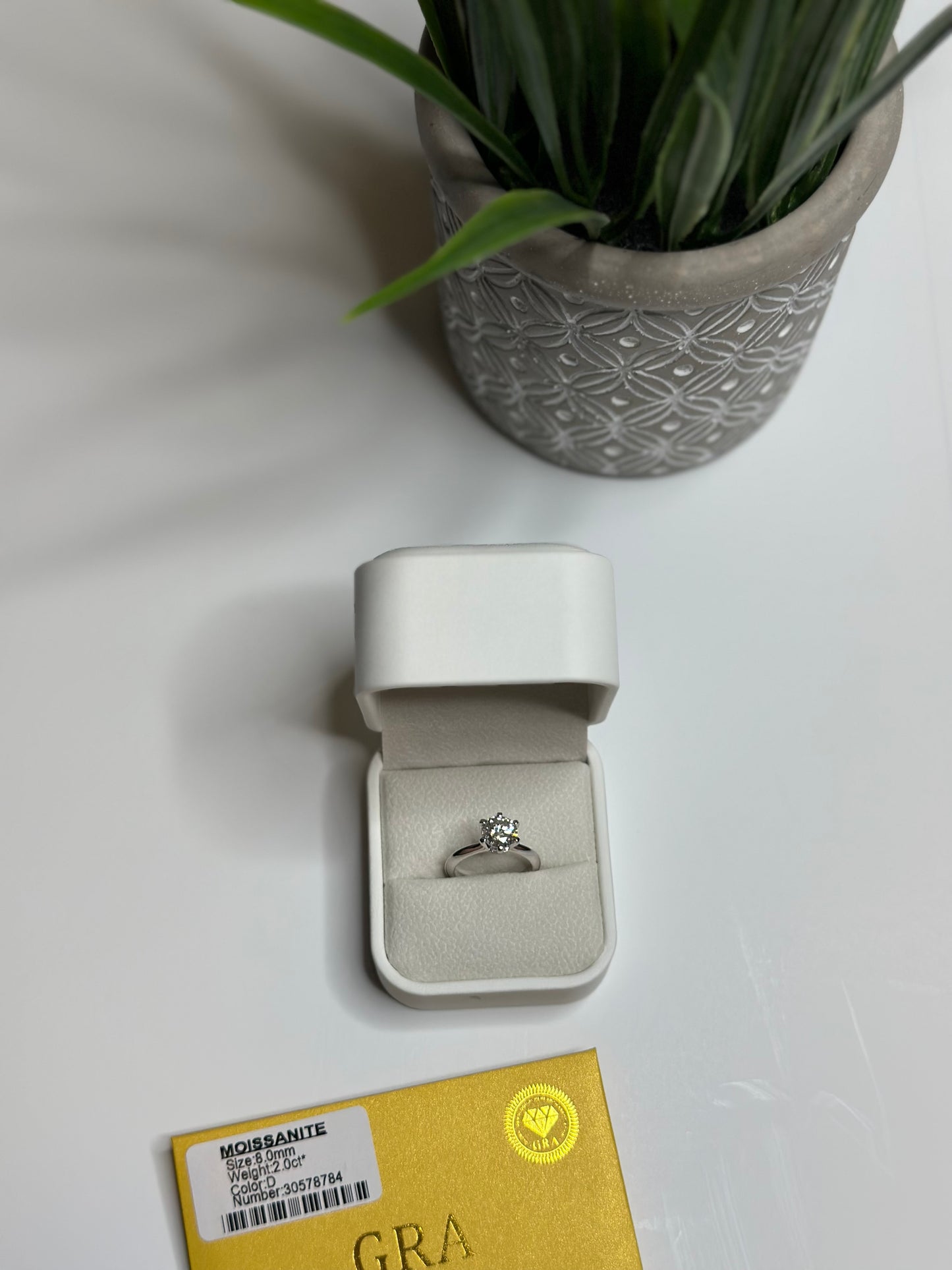 Round Cut solitaire