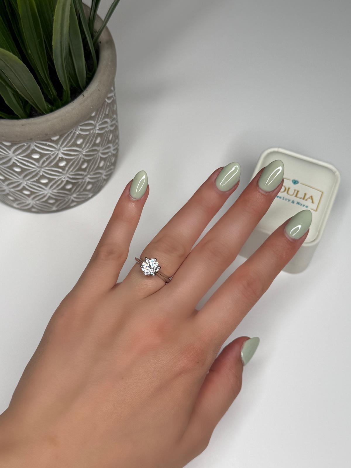 Round Cut solitaire